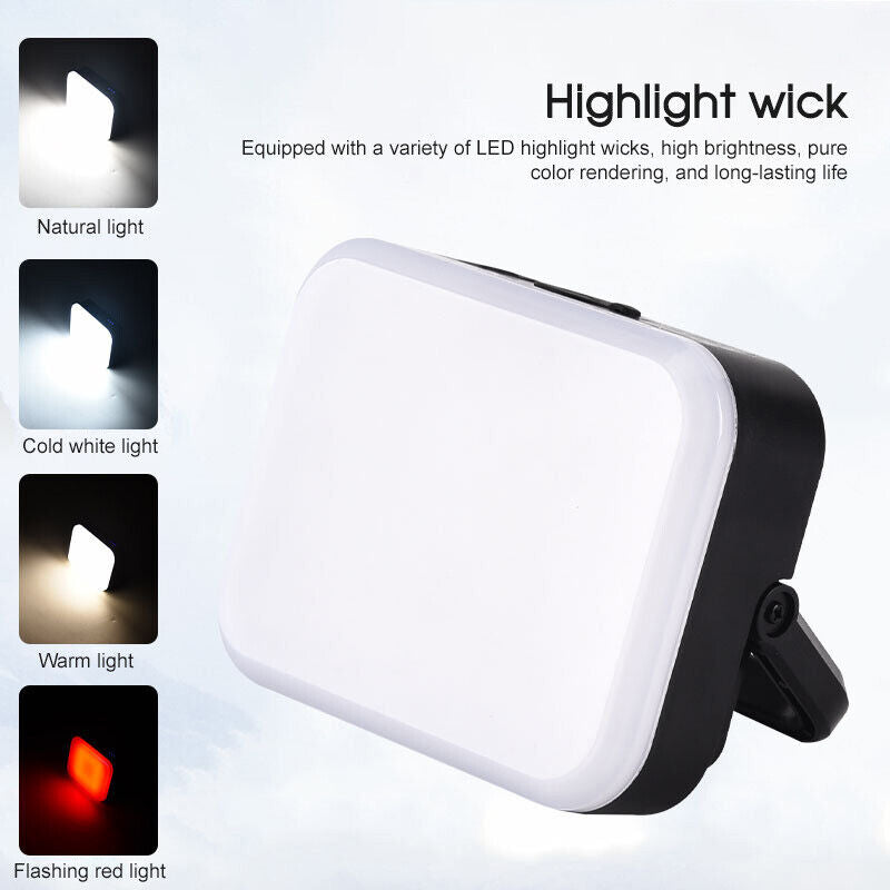 LED Solar Camping Lantern – USB Rechargeable Outdoor Tent & Emergency Light