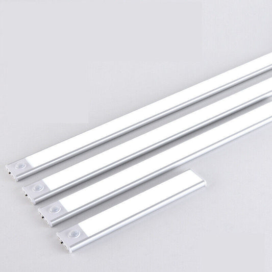 LED Motion Sensor Cabinet Light – USB Rechargeable Magnetic Under-Counter Lamp (Dimmable, 3 Modes)