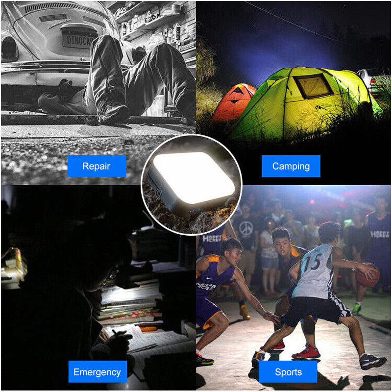 LED Solar Camping Lantern – USB Rechargeable Outdoor Tent & Emergency Light
