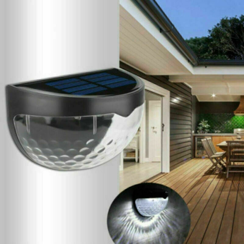 2–12 Pack Solar LED Wall Lights – Outdoor Garden & Fence Lighting