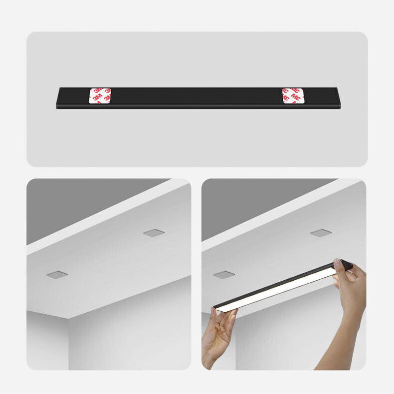LED Motion Sensor Cabinet Light – USB Rechargeable Magnetic Under-Counter Lamp (Dimmable, 3 Modes)